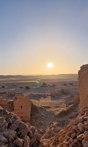 Ruinen in der Wüste